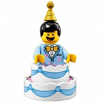 LEGO<sup>&reg;</sup> Collectible Minifigures: 71021 71021-10 Birthday Cake Guy NEW